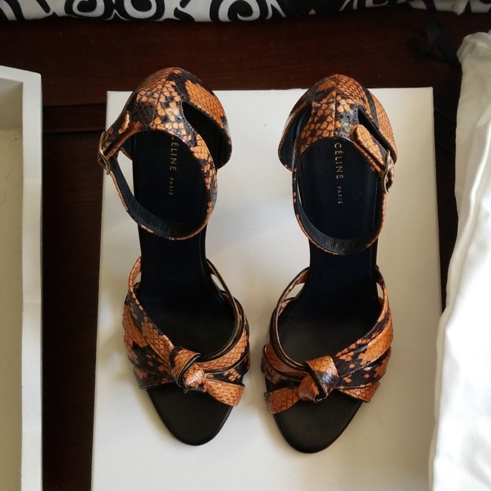 Celine Ayers Pr.Python Brn-Kid Blk